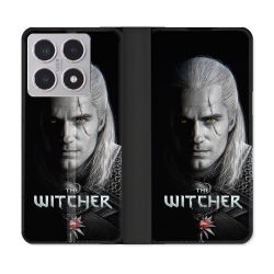 Housse cuir portefeuille Pour Xiaomi 15T The Witcher Noir