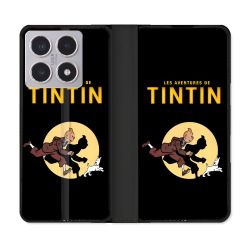 Housse cuir portefeuille Pour Xiaomi 15T Tintin Classique