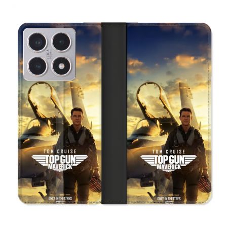 Housse cuir portefeuille Pour Xiaomi 15T Top Gun