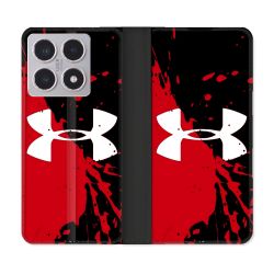 Housse cuir portefeuille Pour Xiaomi 15T Under Armour