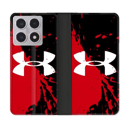 Housse cuir portefeuille Pour Xiaomi 15T Under Armour