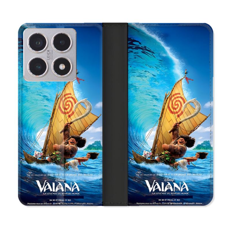Housse cuir portefeuille Pour Xiaomi 15T Vaiana