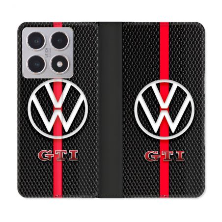Housse cuir portefeuille Pour Xiaomi 15T Volkwagen Line