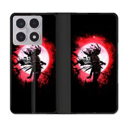 Housse cuir portefeuille Pour Xiaomi 15T Voyage Japon Samourai