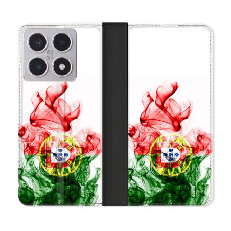 Housse cuir portefeuille Pour Xiaomi 15T Voyage Portugal Flamme