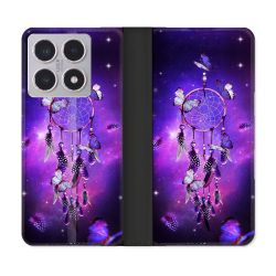 Housse cuir portefeuille Pour Xiaomi 15T Zen Attrape Reve Papillon