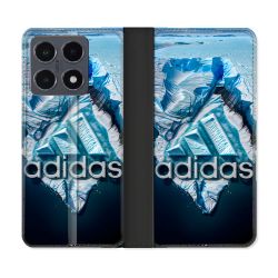 Housse cuir portefeuille Pour Xiaomi 15T Pro Adidas Iceberg