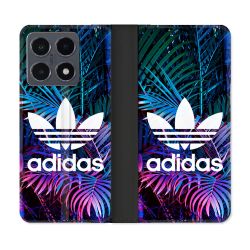 Housse cuir portefeuille Pour Xiaomi 15T Pro Adidas Palmier