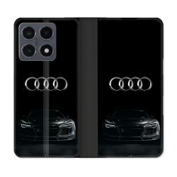 Housse cuir portefeuille Pour Xiaomi 15T Pro Audi