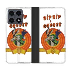 Housse cuir portefeuille Pour Xiaomi 15T Pro Bip Bip Coyote