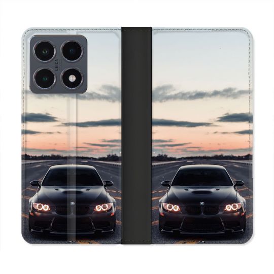 Housse cuir portefeuille Pour Xiaomi 15T Pro BMW Serie