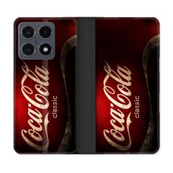 Housse cuir portefeuille Pour Xiaomi 15T Pro Coca Cola Classique