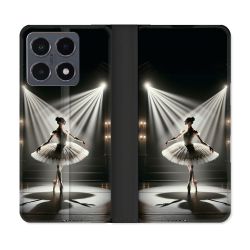 Housse cuir portefeuille Pour Xiaomi 15T Pro Danseuse Lumière
