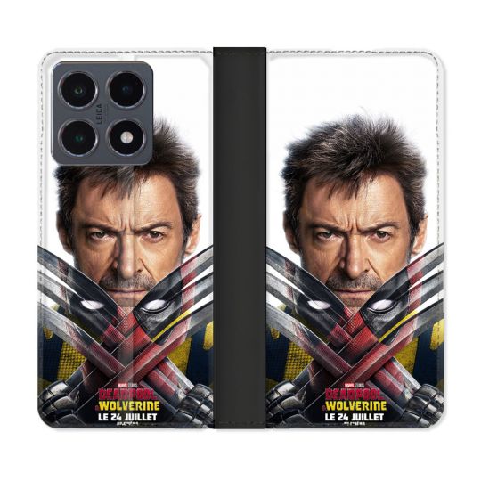 Housse cuir portefeuille Pour Xiaomi 15T Pro Deadpool Affiche