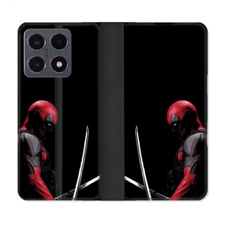 Housse cuir portefeuille Pour Xiaomi 15T Pro Deadpool Epee