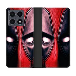 Housse cuir portefeuille Pour Xiaomi 15T Pro Deadpool Yeux