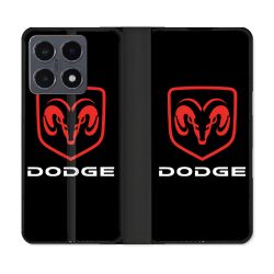 Housse cuir portefeuille Pour Xiaomi 15T Pro Dodge