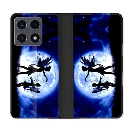 Housse cuir portefeuille Pour Xiaomi 15T Pro Fantastique Fee Lune