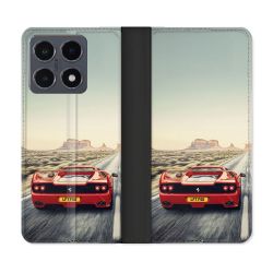 Housse cuir portefeuille Pour Xiaomi 15T Pro Ferrari F50