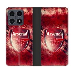 Housse cuir portefeuille Pour Xiaomi 15T Pro Foot Arsenal