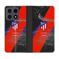 Housse cuir portefeuille Pour Xiaomi 15T Pro Foot Athletico Madrid