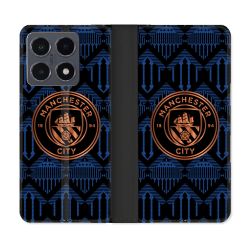 Housse cuir portefeuille Pour Xiaomi 15T Pro Foot Manchester City