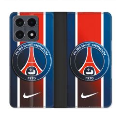 Housse cuir portefeuille Pour Xiaomi 15T Pro Foot PSG 1970