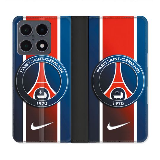 Housse cuir portefeuille Pour Xiaomi 15T Pro Foot PSG 1970