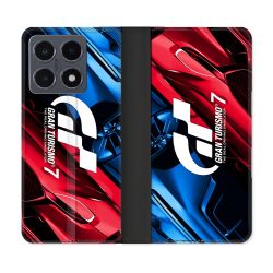 Housse cuir portefeuille Pour Xiaomi 15T Pro Gran Turismo