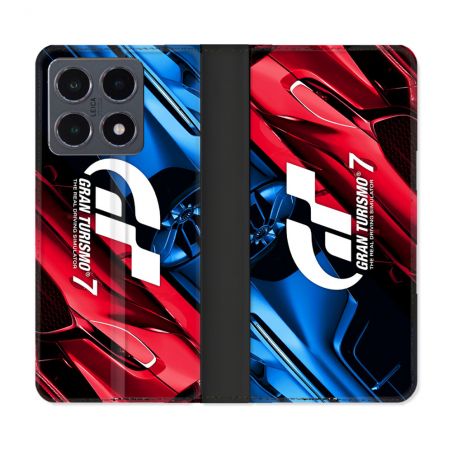 Housse cuir portefeuille Pour Xiaomi 15T Pro Gran Turismo