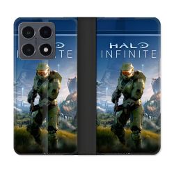 Housse cuir portefeuille Pour Xiaomi 15T Pro Halo