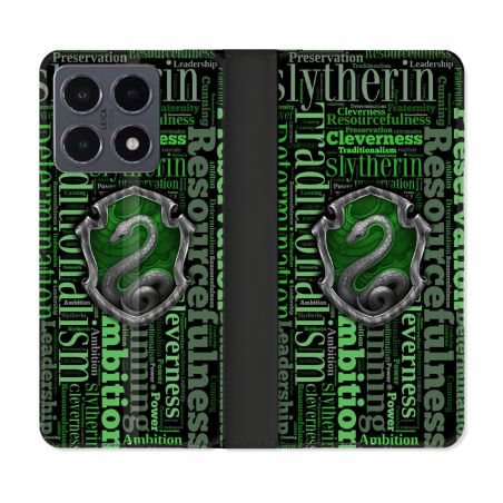 Housse cuir portefeuille Pour Xiaomi 15T Pro Harry Potter Serpentar