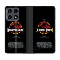 Housse cuir portefeuille Pour Xiaomi 15T Pro Jurassic Park Affiche