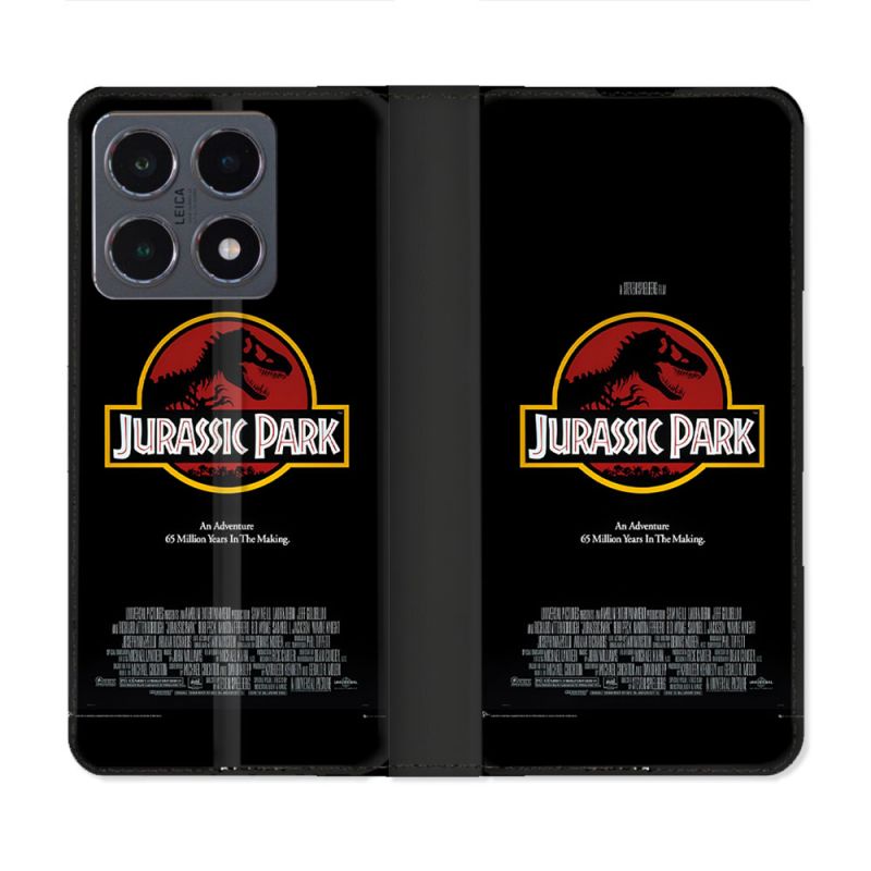 Housse cuir portefeuille Pour Xiaomi 15T Pro Jurassic Park Affiche