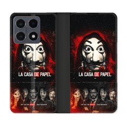 Housse cuir portefeuille Pour Xiaomi 15T Pro La Casa De Papel