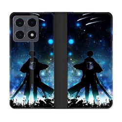 Housse cuir portefeuille Pour Xiaomi 15T Pro Manga Attaque Titans Levi