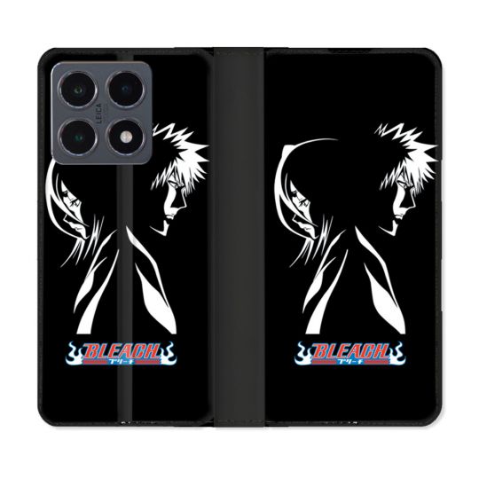 Housse cuir portefeuille Pour Xiaomi 15T Pro Manga Bleach Duo