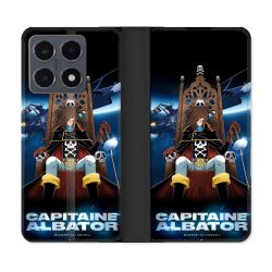 Housse cuir portefeuille Pour Xiaomi 15T Pro Manga Capitaine Albator