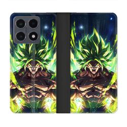 Housse cuir portefeuille Pour Xiaomi 15T Pro Manga Dragon Ball Broly