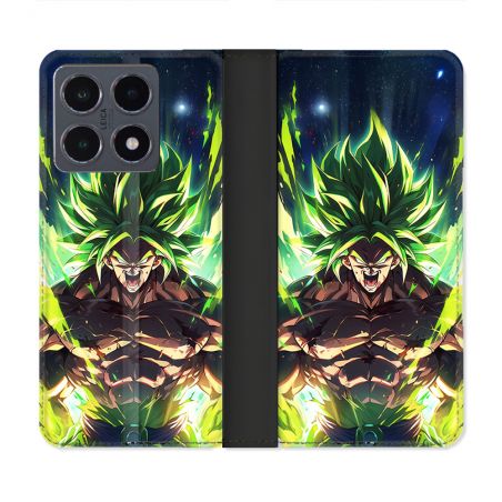 Housse cuir portefeuille Pour Xiaomi 15T Pro Manga Dragon Ball Broly