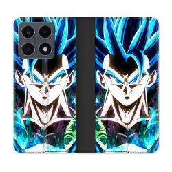Housse cuir portefeuille Pour Xiaomi 15T Pro Manga Dragon Ball Gogeta Visage