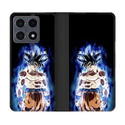 Housse cuir portefeuille Pour Xiaomi 15T Pro Manga Dragon Ball Sangoku Noir