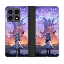 Housse cuir portefeuille Pour Xiaomi 15T Pro Manga Frieren