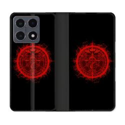 Housse cuir portefeuille Pour Xiaomi 15T Pro Manga Fullmetal Alchemist Logo