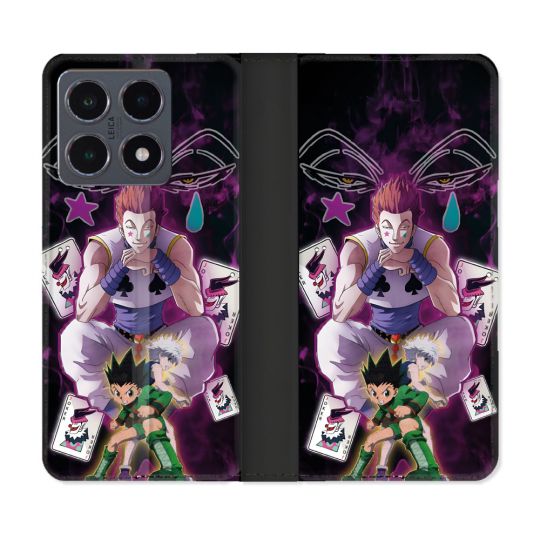 Housse cuir portefeuille Pour Xiaomi 15T Pro Manga Hunter X Hunter Hisoka