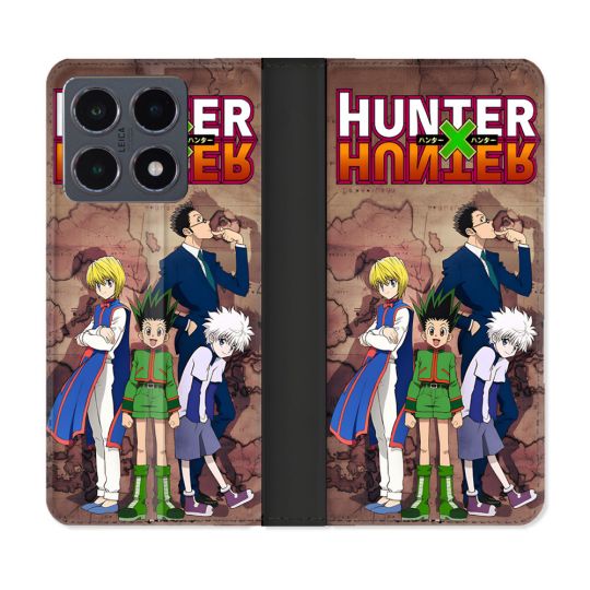 Housse cuir portefeuille Pour Xiaomi 15T Pro Manga Hunter X Hunter Vintage