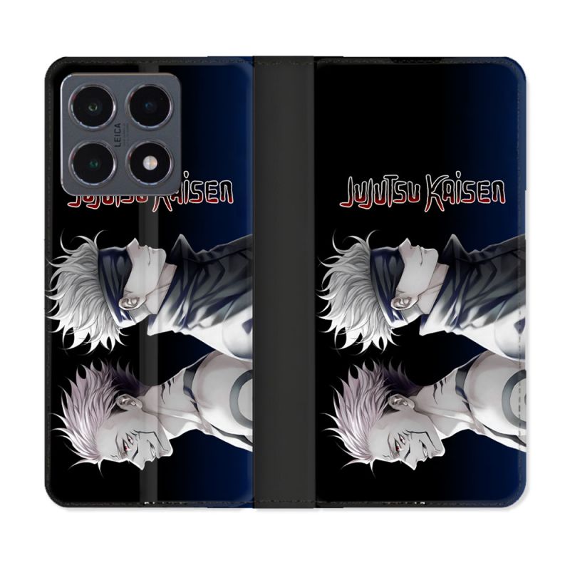 Housse cuir portefeuille Pour Xiaomi 15T Pro Manga Jujutsu Kaisen