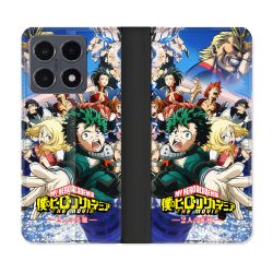 Housse cuir portefeuille Pour Xiaomi 15T Pro Manga My Hero Academia Affiche