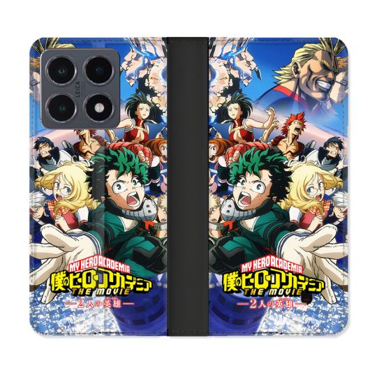 Housse cuir portefeuille Pour Xiaomi 15T Pro Manga My Hero Academia Affiche