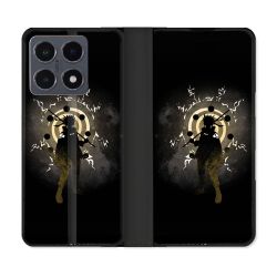 Housse cuir portefeuille Pour Xiaomi 15T Pro Manga Naruto Sage
